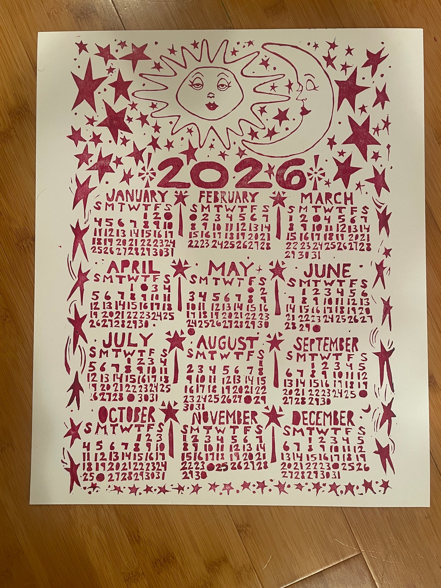 2026 Celestial Calendar